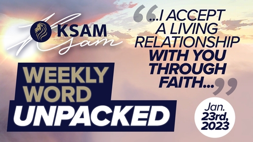 thumbnail for KSAM's Weekly Word Unpacked (01/23/2023) with Tommy Groover