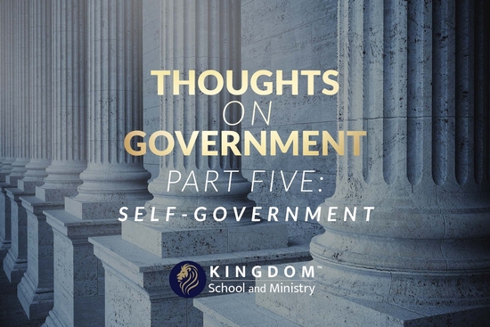 thumbnail for Thoughts on Government, Part Five : Self-Government