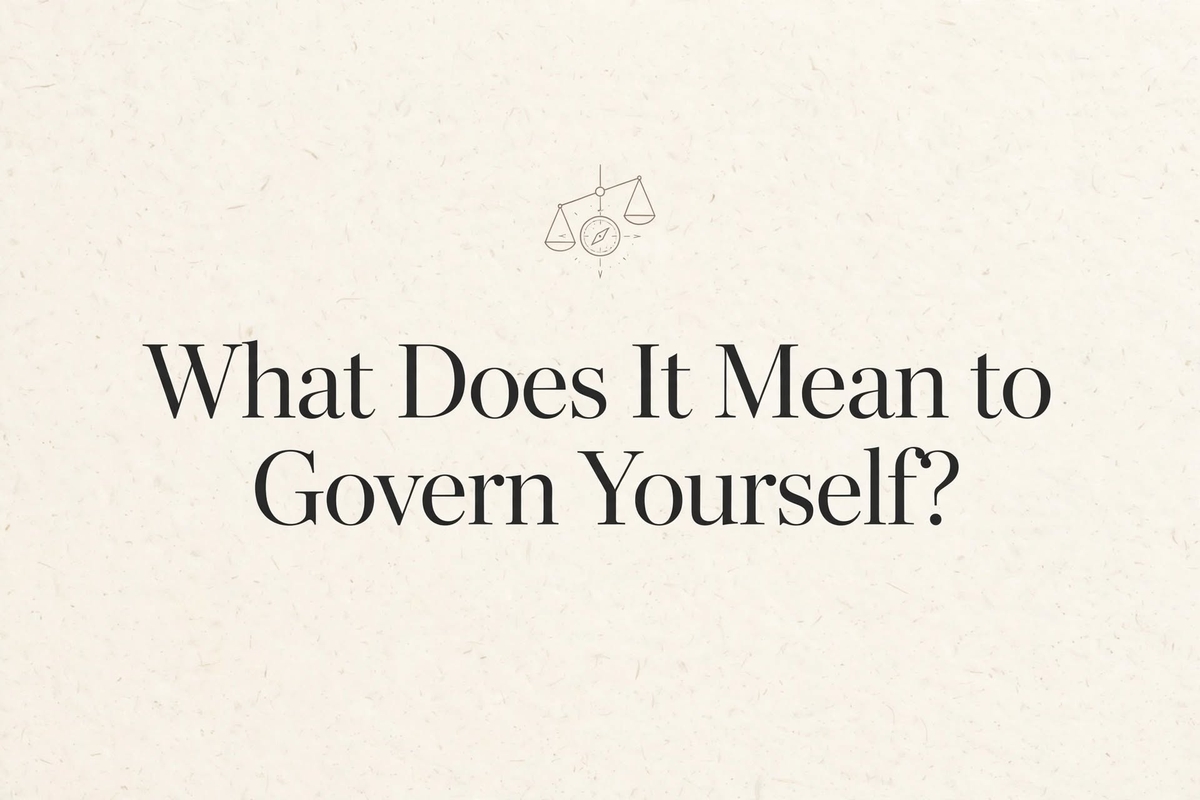 KSAM: WHAT DOES IT MEAN TO GOVERN YOURSELF?