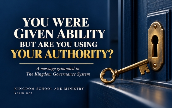 thumbnail for You Were Given Ability—But Are You Using Your Authority?
