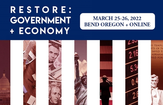 thumbnail for Join us at RESTORE /// Government and Economy – Summit!