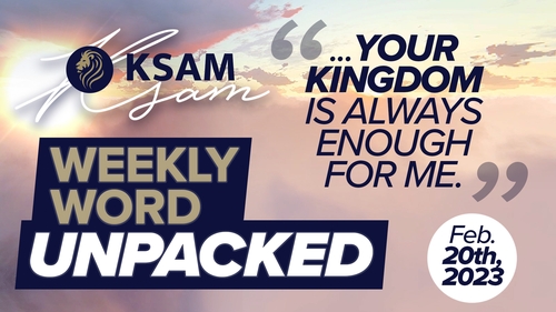 thumbnail for KSAM's Weekly Word Unpacked (2/20/23) with Charlie Lewis