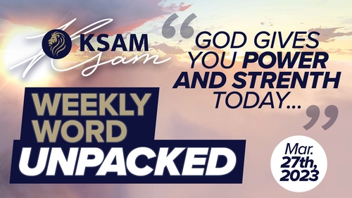 thumbnail for KSAM's Weekly Word Unpacked (3/27/23) with John Turrentine
