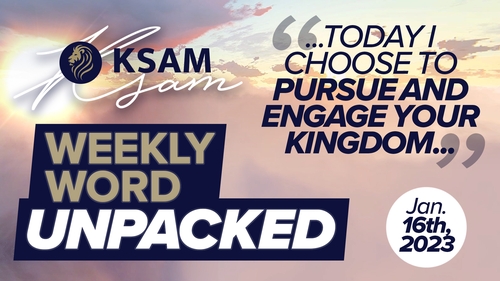thumbnail for KSAM's Weekly Word Unpacked (01/16/2023) with Mike Gammons