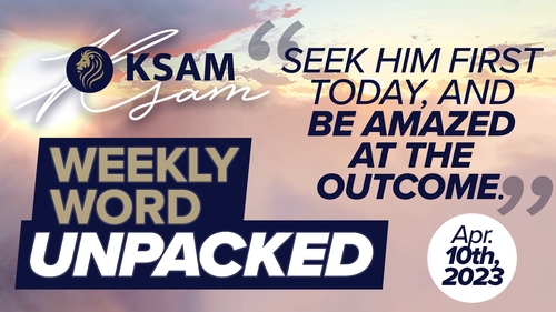 thumbnail for KSAM's Weekly Word Unpacked (4/10/23) with Mike Gammons