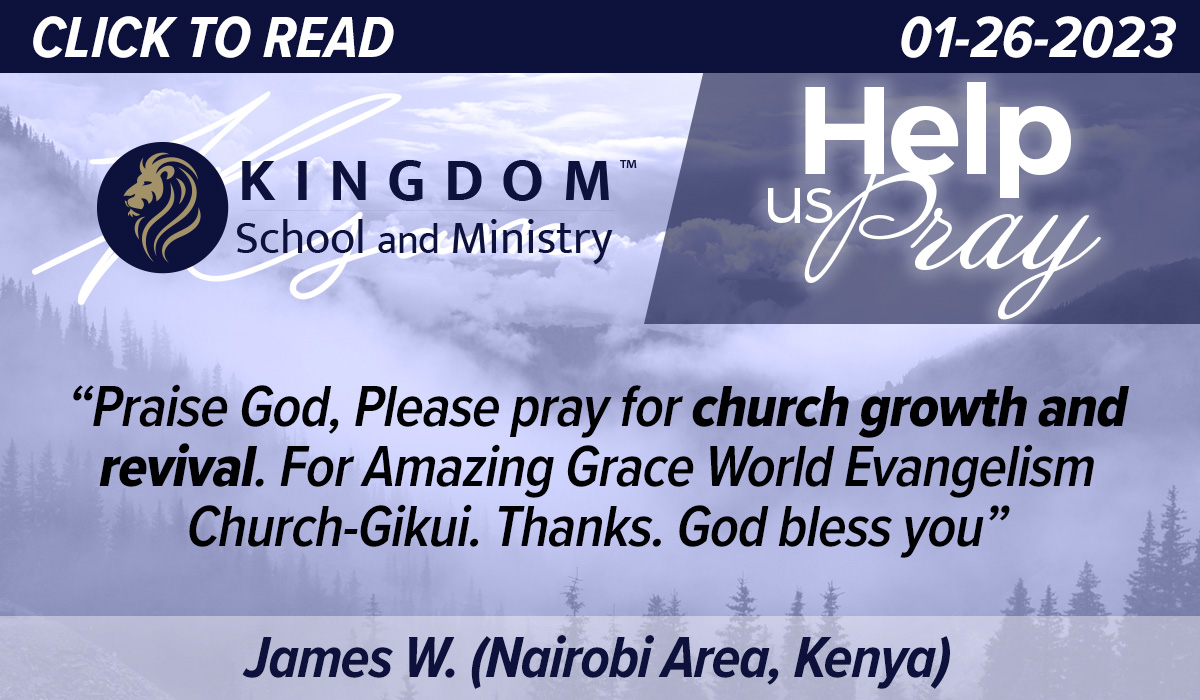Praise God,
Please pray for church growth and revival.
For Amazing Grace World Evangelism Church-Gikui.
Thanks.
God bless you