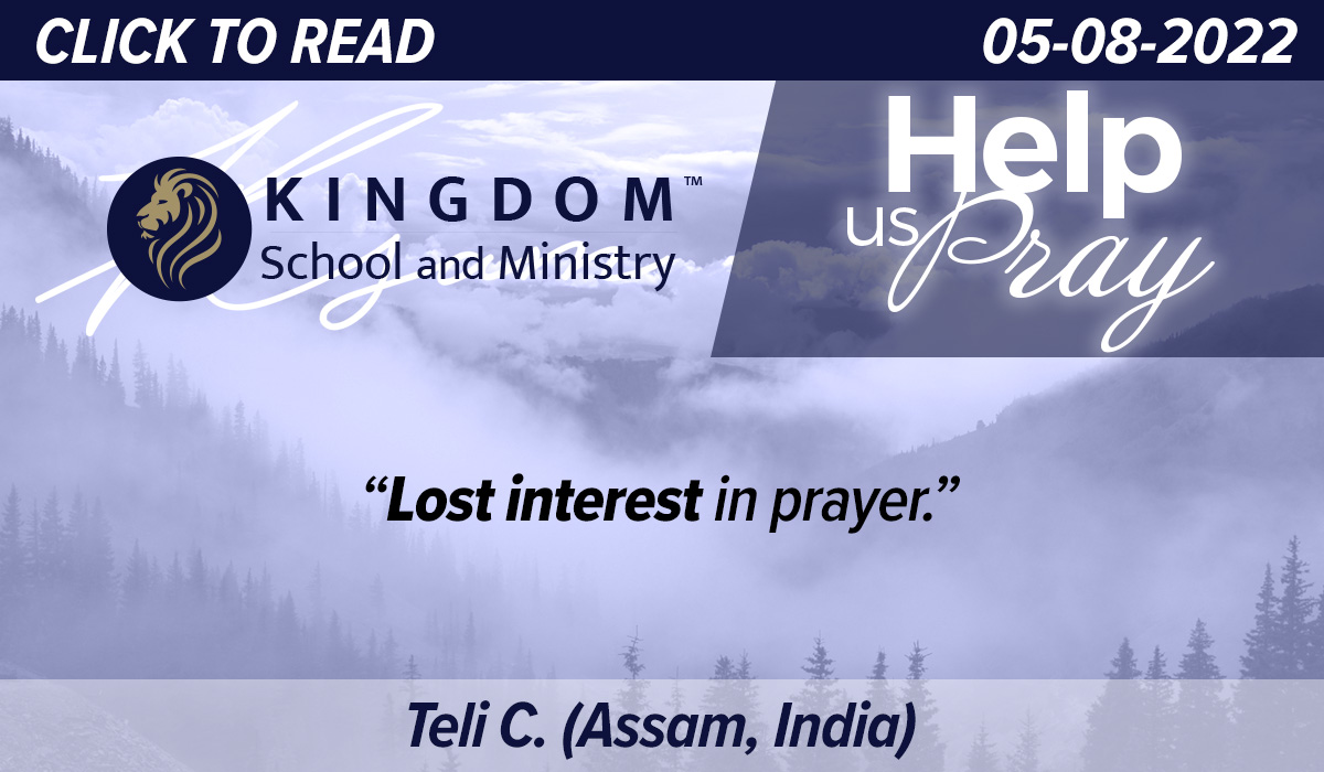 Lost intrest in prayer